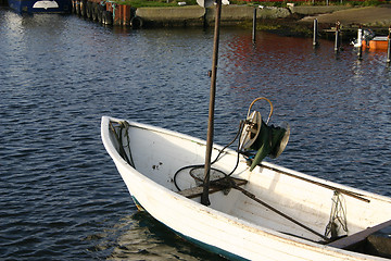 Image showing harbour in a small village that is called skåre in sweden