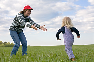 Image showing daughter