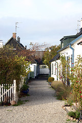 Image showing at a small alley in skåre in sweden