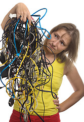 Image showing mess of cables