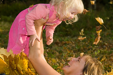 Image showing autumn happiness