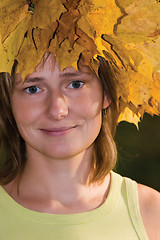 Image showing autumn portrait