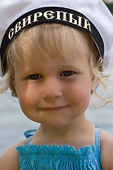 Image showing baby in sailor's cap