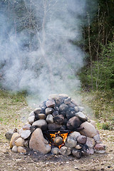 Image showing bonfire