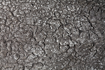 Image showing chapped black surface