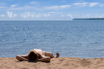 Image showing relaxing