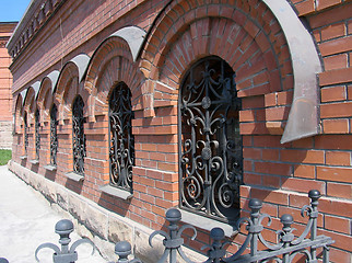 Image showing Wall with windows of Alexander Nevskii Cathedra