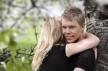 Image showing couple hugging 