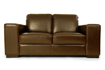 Image showing Leather sofa