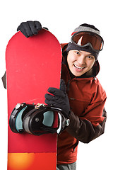 Image showing Snowboarder