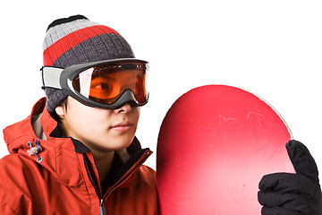 Image showing Snowboarder