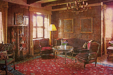 Image showing Dream of my grandfathers living room.