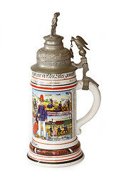 Image showing Vintage beer jug