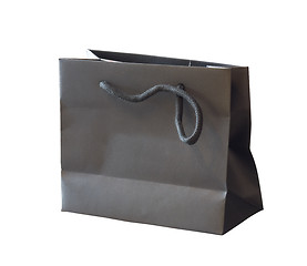 Image showing black paper bag