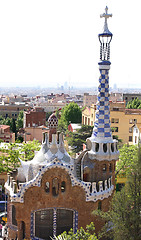 Image showing Park Guell, Barcelona, Spain