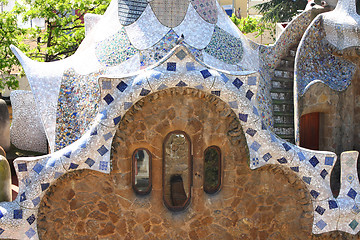 Image showing Park Guell, Barcelona, Spain