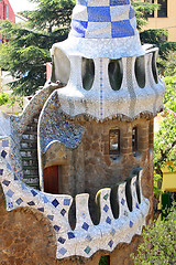 Image showing Park Guell, Barcelona, Spain