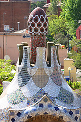 Image showing Park Guell, Barcelona, Spain