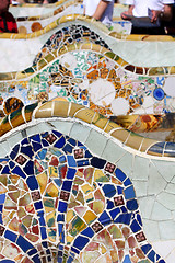 Image showing Park Guell, Barcelona, Spain