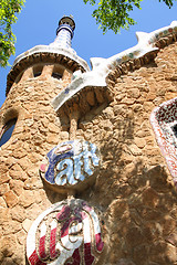 Image showing Park Guell, Barcelona, Spain