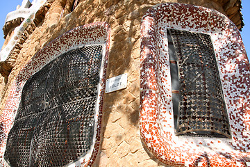 Image showing Park Guell, Barcelona, Spain