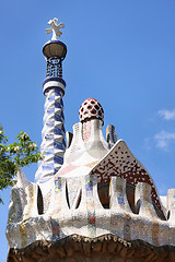 Image showing Parc Guell,  Barcelona, Spain