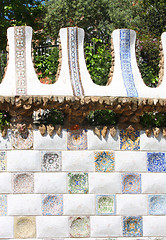 Image showing Park Guell, Barcelona, Spain