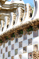 Image showing Park Guell, Barcelona, Spain