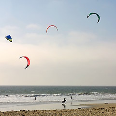 Image showing Kite Surfing