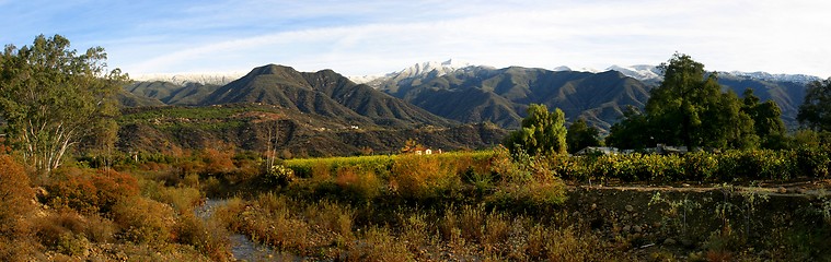 Image showing Ojai Valley With Snow (PI)