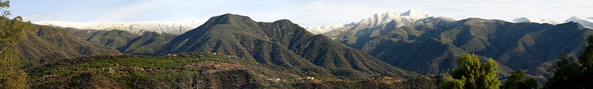 Image showing Ojai Valley With Snow (P2)