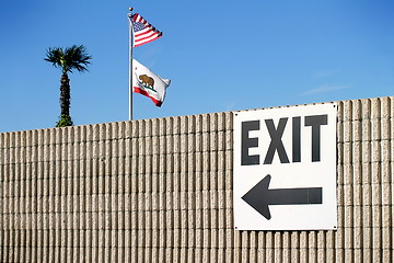 Image showing Exit