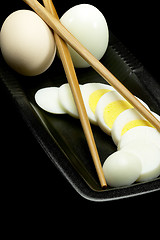 Image showing boiled eggs