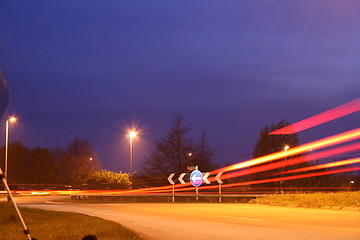 Image showing nightime flares