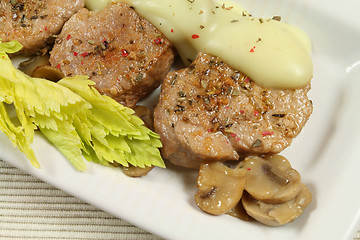 Image showing Fried pork