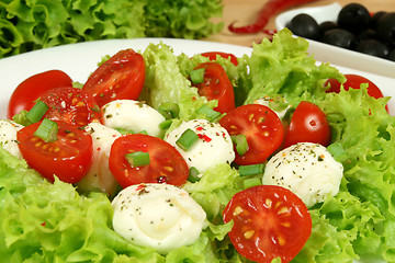 Image showing Caprese salad.