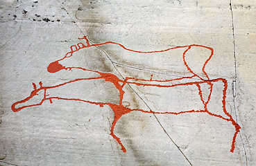 Image showing ancient rock carvings