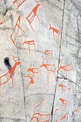 Image showing ancient rock carvings