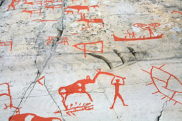 Image showing ancient rock carvings