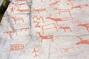 Image showing ancient rock carvings