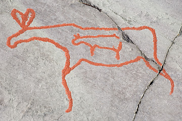 Image showing ancient rock carvings