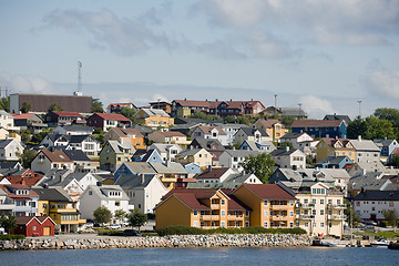 Image showing small norwegian town