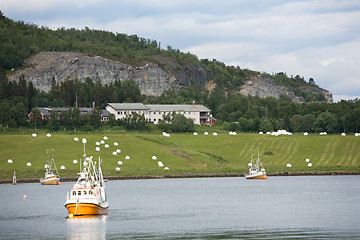 Image showing fishing ships