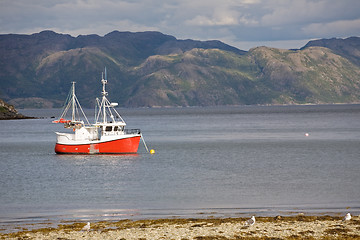 Image showing Boat in sea