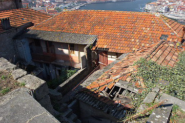 Image showing destroyed house roofs