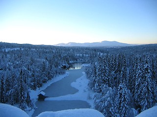 Image showing Winter river