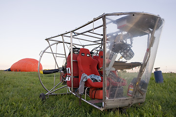 Image showing blimp gondola close-up