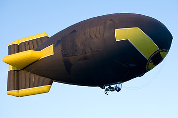 Image showing flying blimp