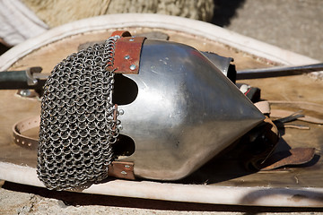 Image showing Helmet and armour