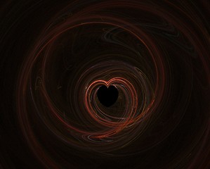 Image showing Fractal 13- red heart